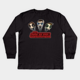 Supernatural Puffs Kids Long Sleeve T-Shirt